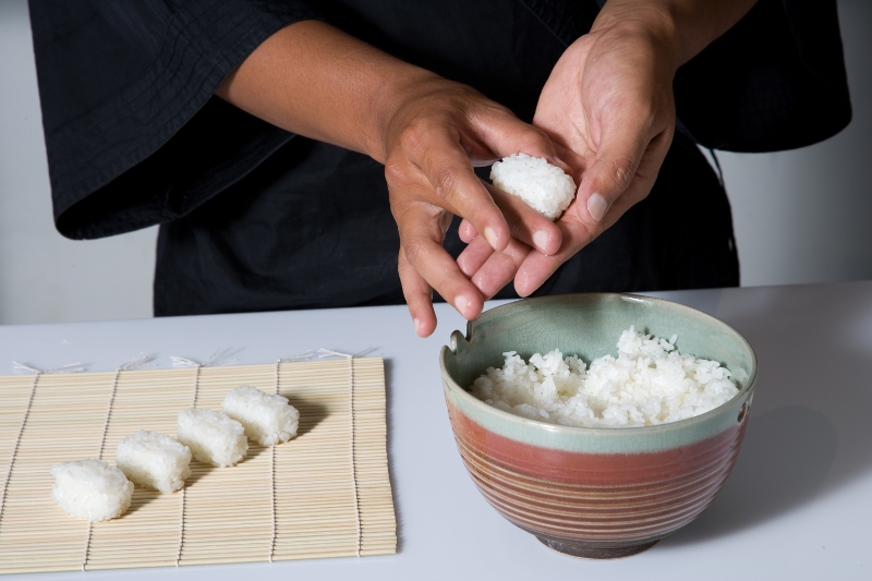 cooking with sushi rice