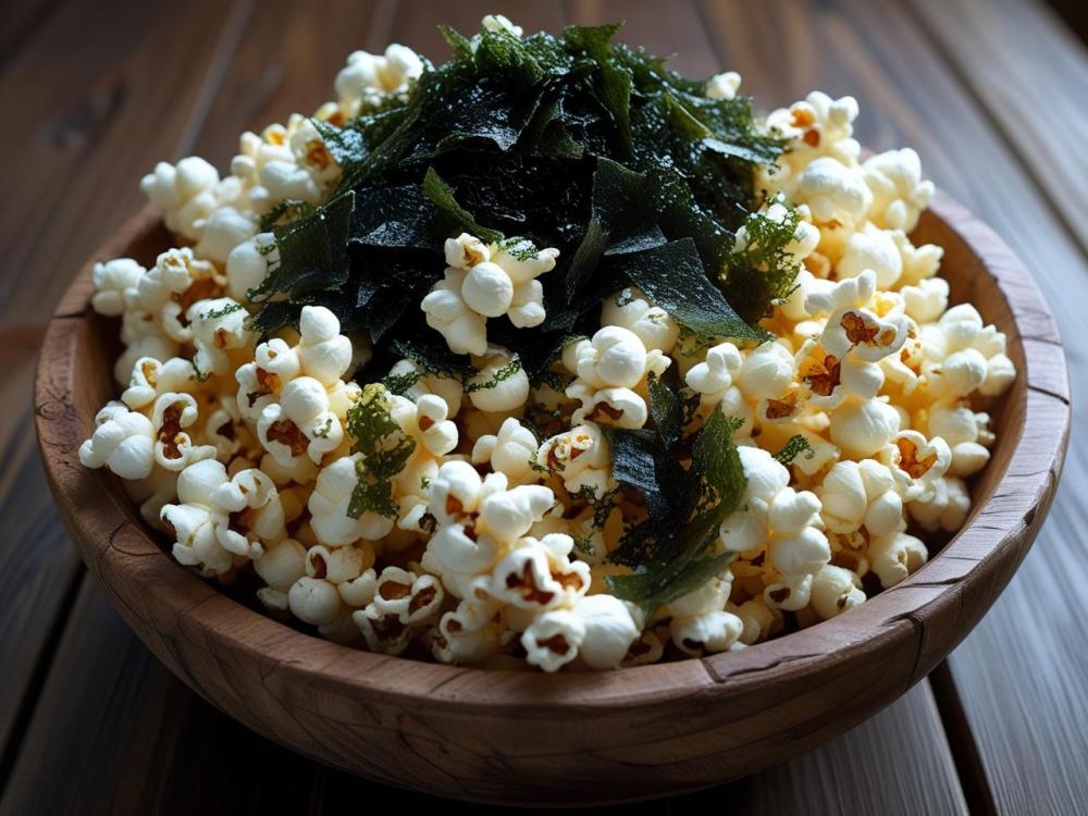 Wasabi Seaweed Popcorn