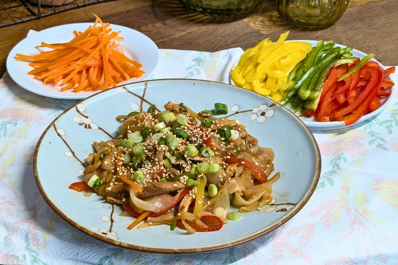 rice paper noodle dish