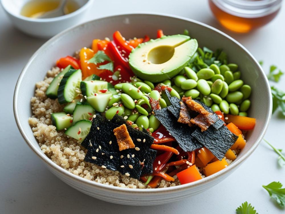 seaweed quinoa bowl