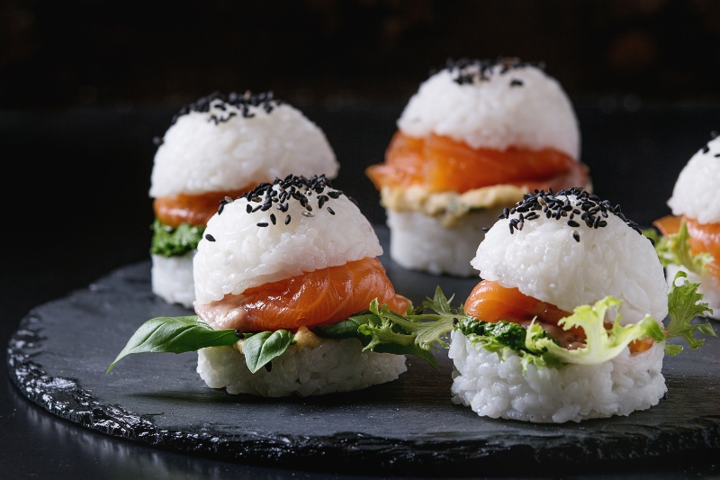 sushi burgers