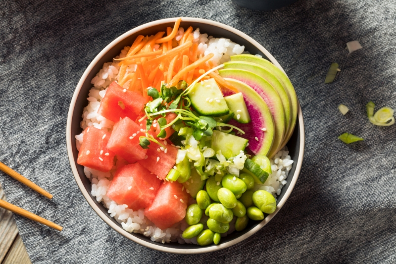 sushi rice bowl