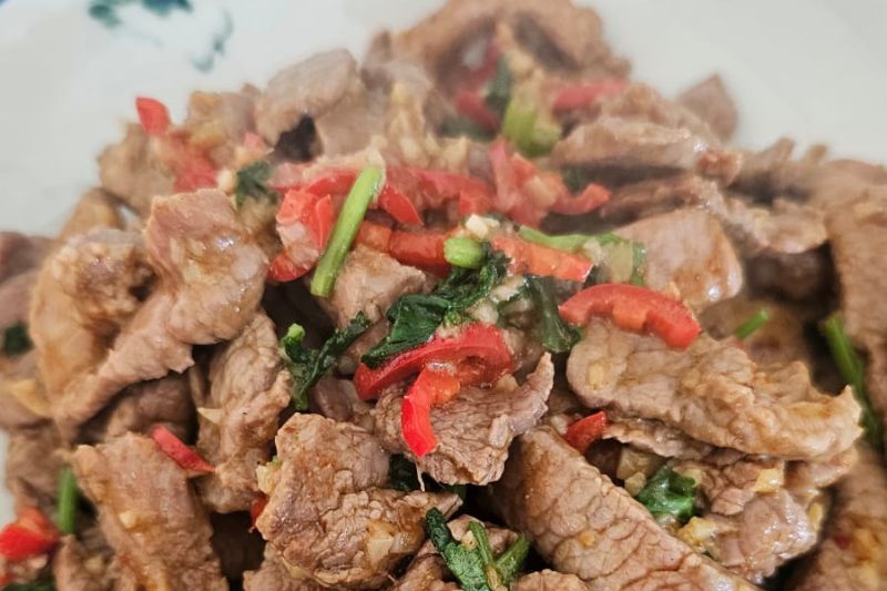 Wok-Fried Sichuan Lamb 