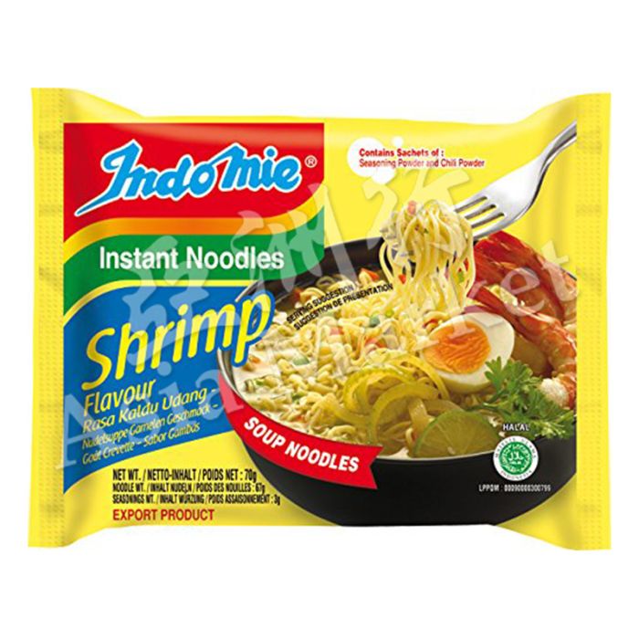 INDOMIE - Shrimp Flavour Instant Noodle 70g 