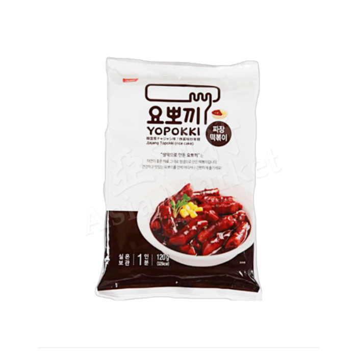 YOUNGPOONG Yopokki Rice Cake - Jjajang Topokki (Pack) 120g 韓式速食年糕 袋 炸酱
