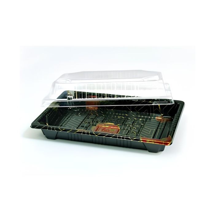 HIRO ST-6-Lid-J Transparent 800pc x 1 日本壽司盒蓋 大