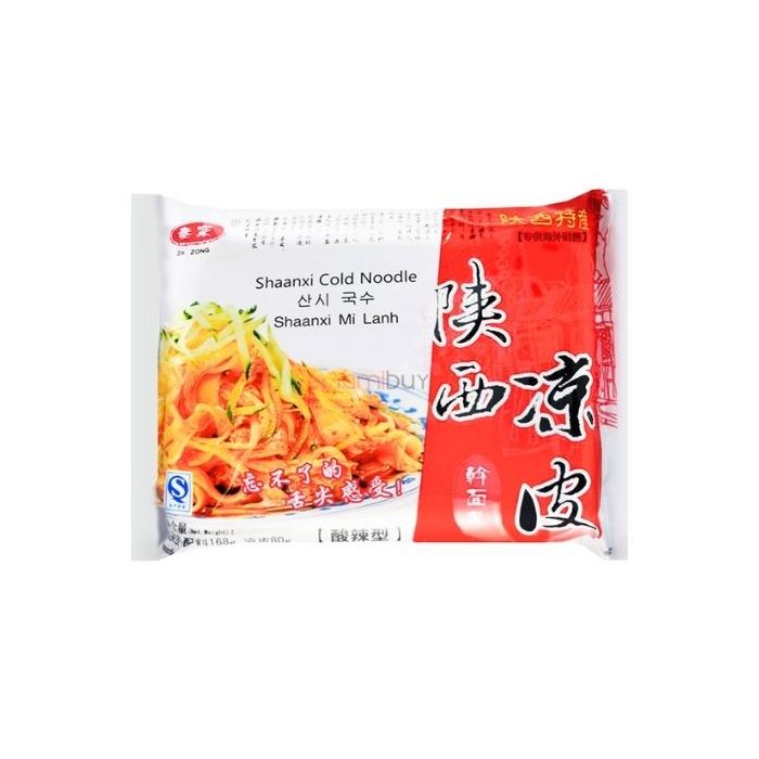 QIN ZONG SHAANXI Cold Noodle Hot and Sour Flavour 168g 秦宗陝西涼皮 酸辣
