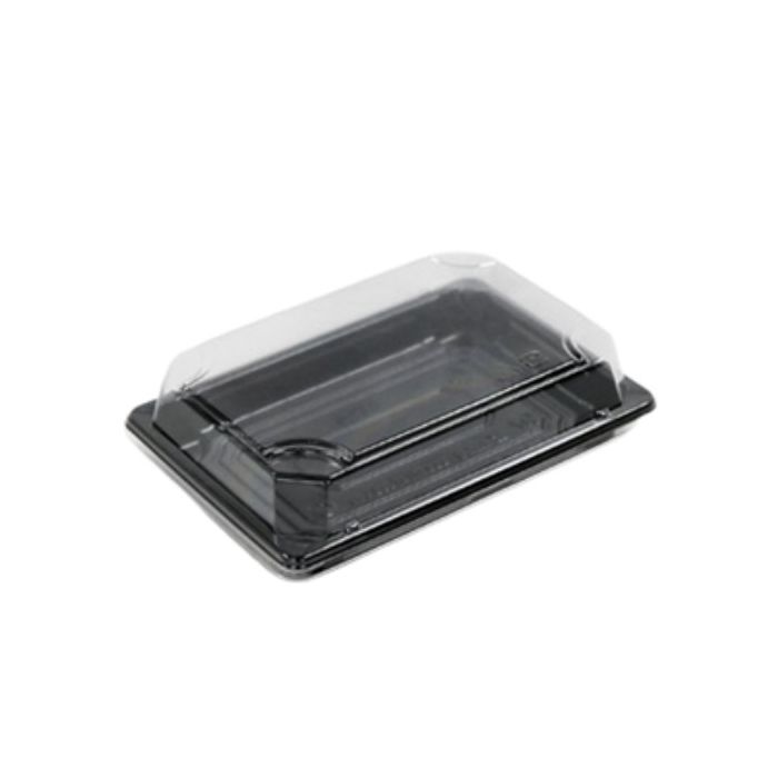 HIRO ST-4-Lid-J Transparent 186x130x25mm 1200pc x 1 壽司中方盒蓋