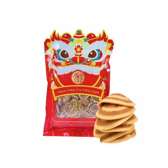 Golden Lily  Chinese Cookies (Ceoi Ji Beng) 200g 豬耳餅