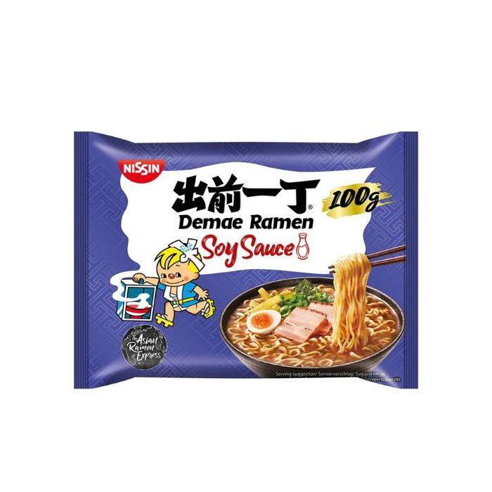 Nissin Demae Ramen - Soy sauce Flavour 100g 出前一丁東京醬油