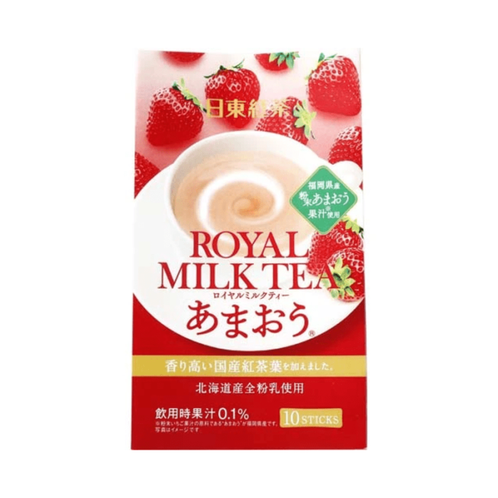 Nito Royal Milk Tea Strawberry 10 Sticks 日本日東紅茶-草莓