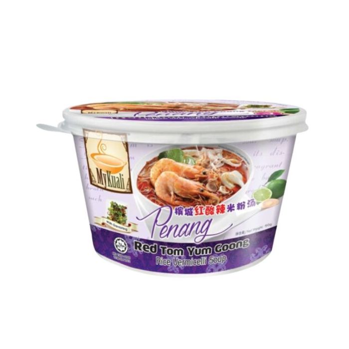  MYKUALI Penang Red Tom Yum Goong Rice Vermicelli Bowl 90g 