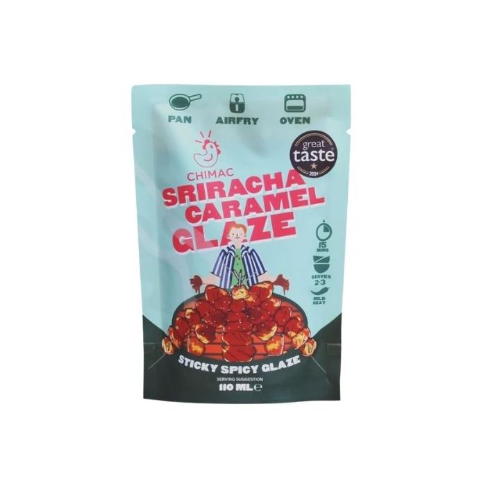 CHIMAC Korean Sriracha Caramel Glaze Sticky Spicy Glaze Pouch 110ml 
