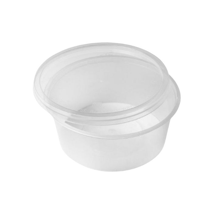 FORTUNE 12oz Round Container + Lids MS12B 250pc x 1 塑膠餐盒