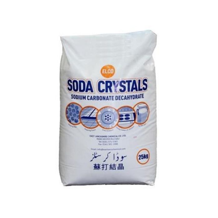 ELCO Soda Crystals Sodium Carbonate Decahydrate 25kg x 1 洗地水粉