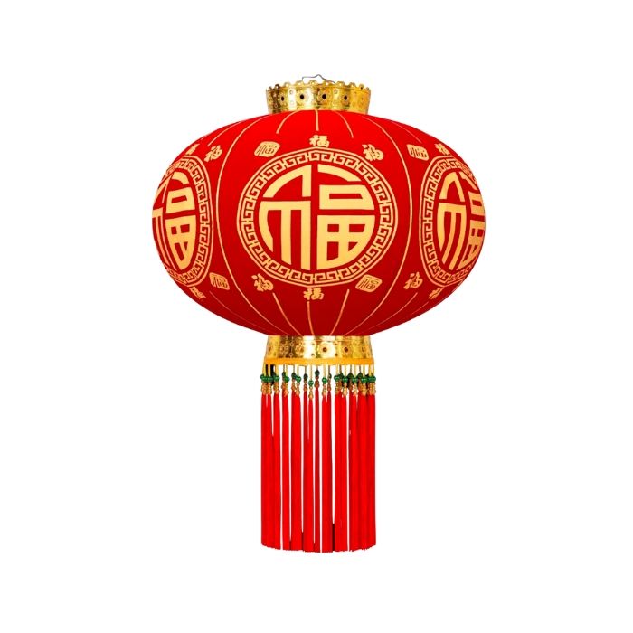 36CM (Good Luck and Good Fortune) Red Lantern 