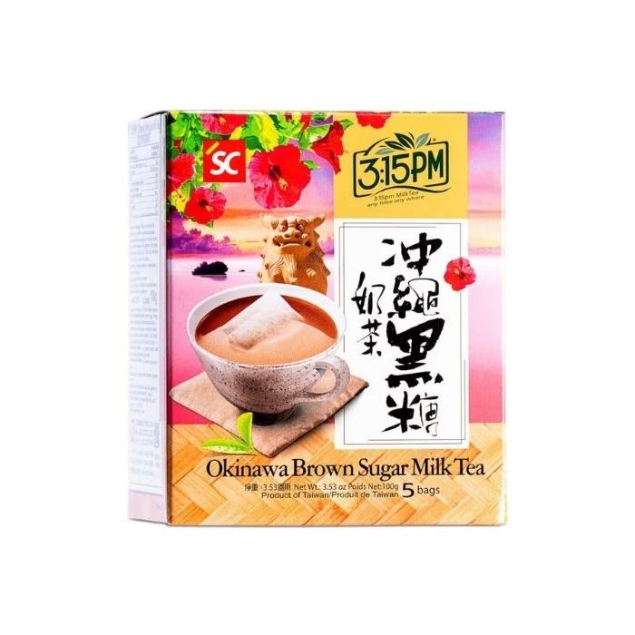 3:15PM Okinawa Brown Sugar Milk Tea 5 bags 100g 三點一刻沖繩黑糖奶茶