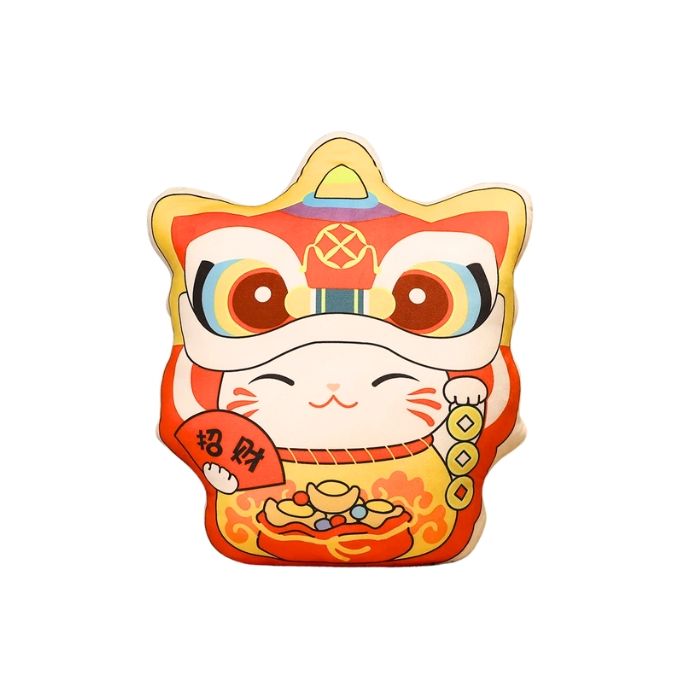 Lion Pillow (Wish You Good Fortune) 