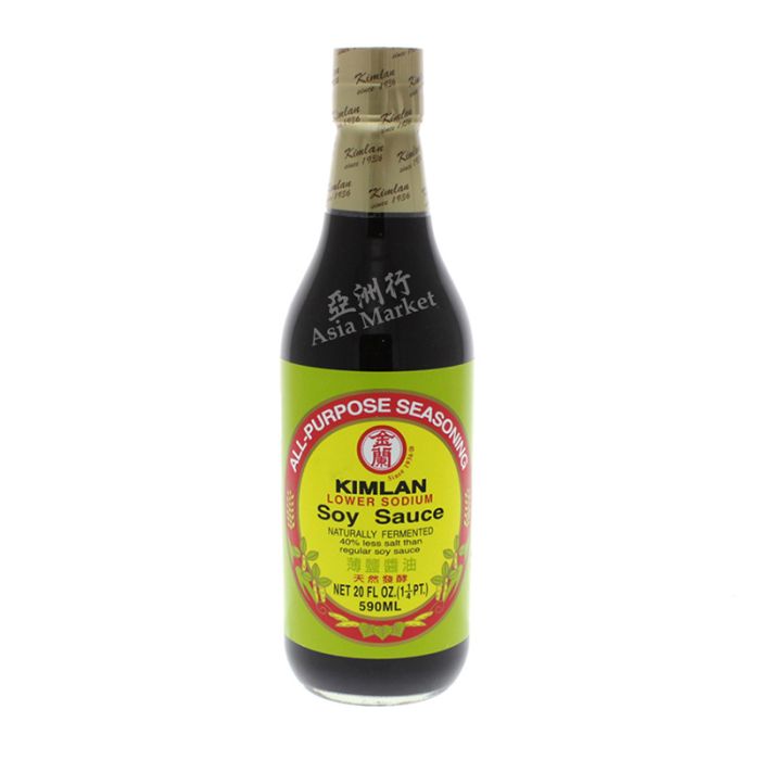 KIMLAN-  Soy Sauce Low Salted 590ml 台灣金蘭減鹽醬油