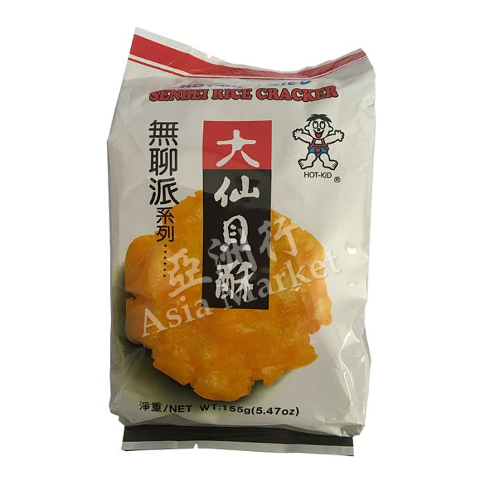 WANT WANT Hot-Kid Fried Senbei Rice Cracker 155g 旺旺大仙貝酥