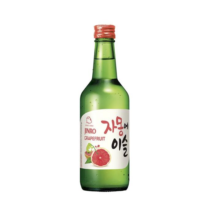 JINRO Chamisul Grapefruit Soju (ALC.13.0%) 360ml 真露 - 燒酒柚味