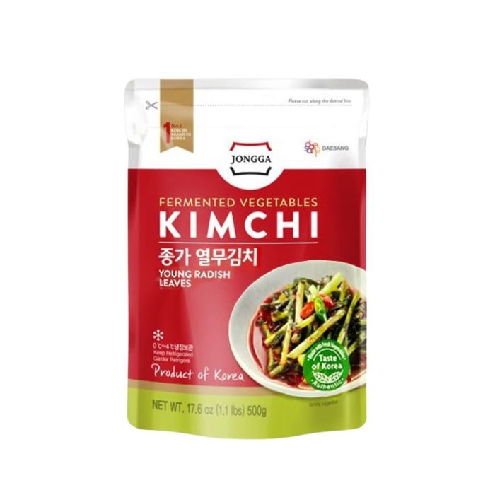 FRESH JONGGA Yeolmu Kimchi (Young Radish Leaves Kimchi) 500g