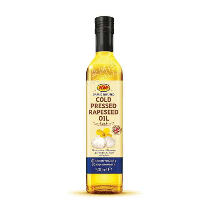 KTC Garlic Infused Cold Pressed Rapeseed Oil 500ml