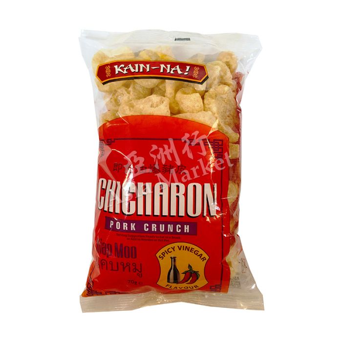 Kain-na Chicharon Pork Crunch Spicy Vinegar Flavour 70g 新到 即食豬皮
