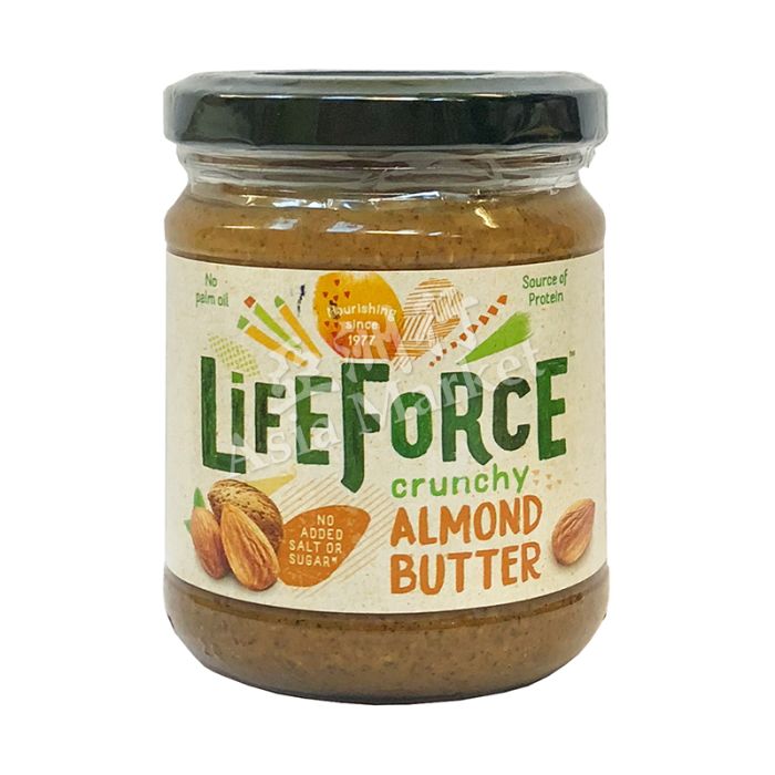Life Force Crunchy Almond Butter 170g 