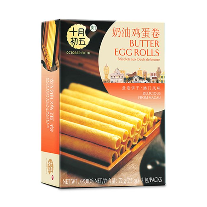 OCT 5TH Egg Rolls 72g 十月初五奶油雞蛋卷