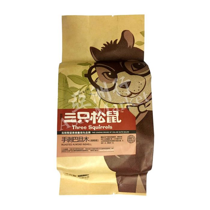 Three Squirrels Roasted Almond in Shell 235g