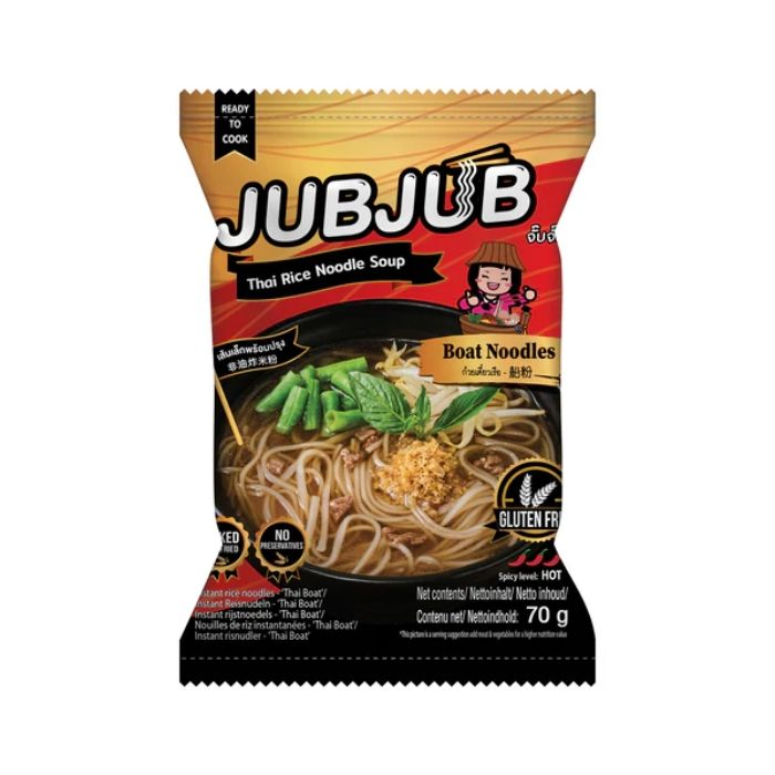 Jubjub Instant Rice Noodles Beef 70g 泰式速食风味牛肉米粉