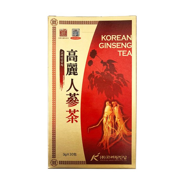 Korean Ginseng Tea In Paper Box 90g 高麗元人參茶速溶