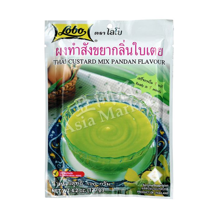 LOBO Thai Custard Mix Pandan Flavour 120g 斑蘭味吉士打粉