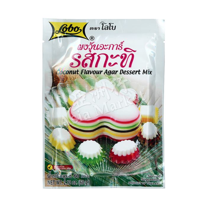 Lobo Coconut Flavour Agar Dessert Mix 60g
