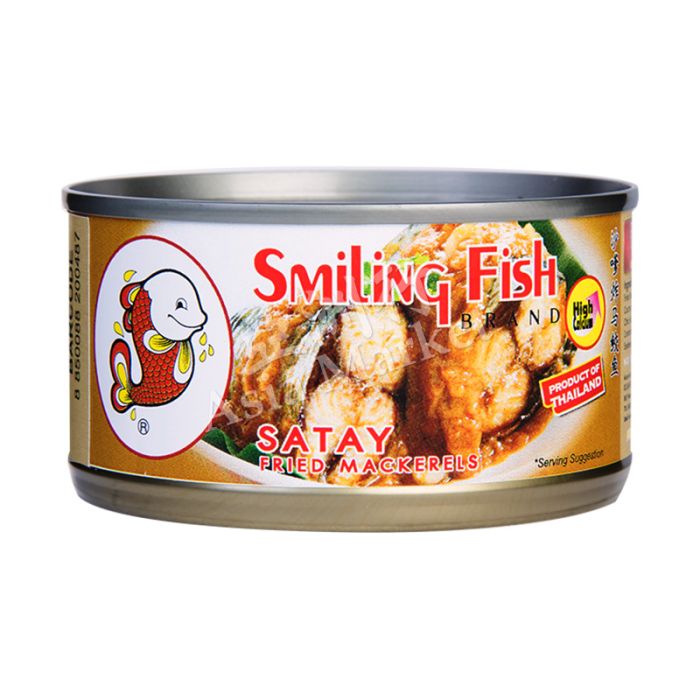Smiling Fish Satay Fried Mackerels 185g 