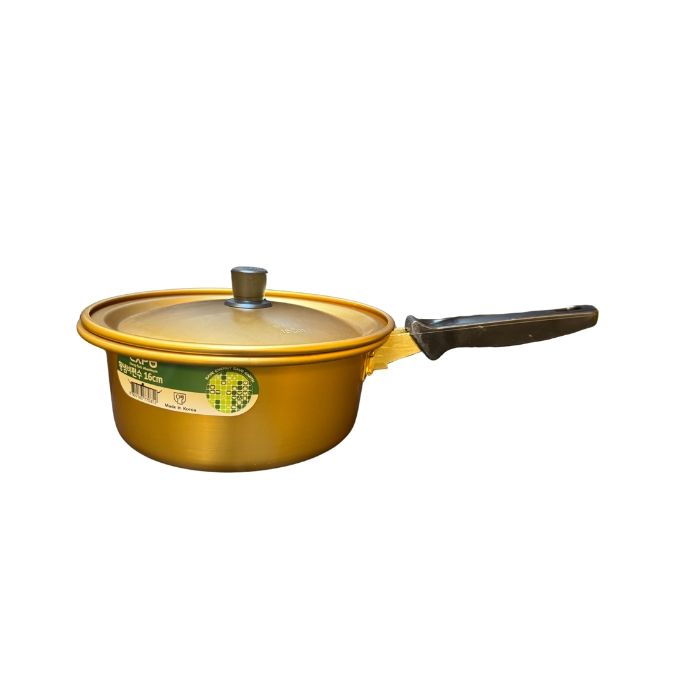 Yellow Aluminium pan (One side handle nambi) D-160  