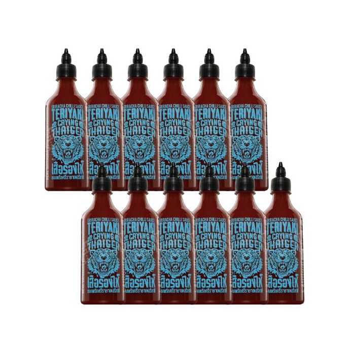 [CASE] CRYING THAIGER Sriracha Chilli Sauce Teriyaki 440ml x12 