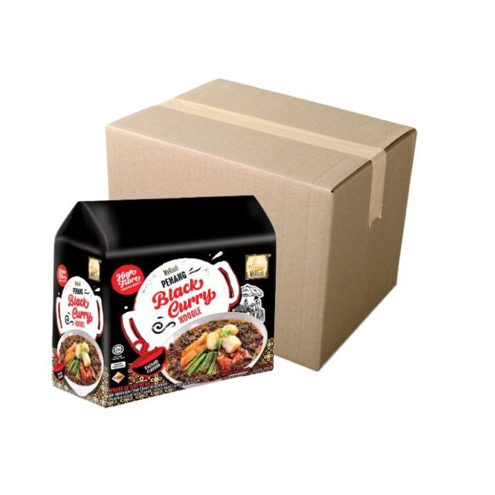 [CASE] MYKUALI Penang Black Curry Noodle(12x4x110g) 110g x 48 