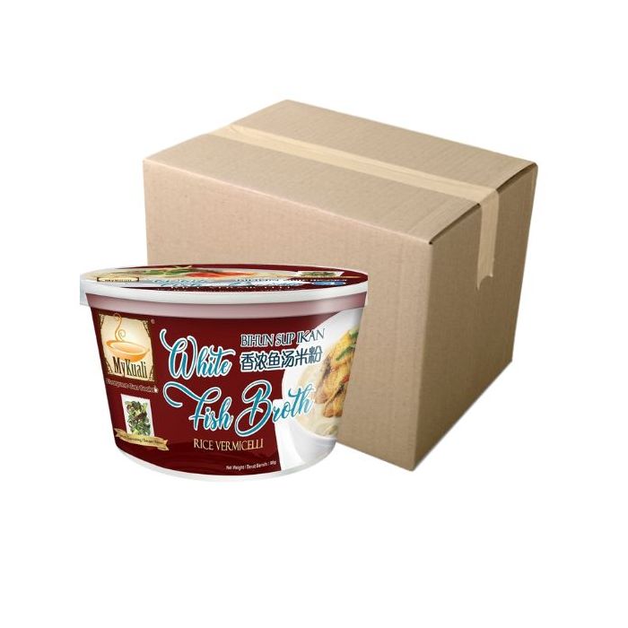 [CASE] MYKUALI Penang Broth Rice Vermicelli Bowl 90g x 12 