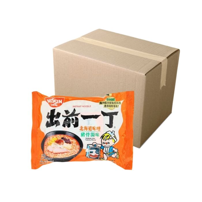 [CASE] NISSIN Demae Ramen Miso Tonkotsu Noodles 100g x 30 