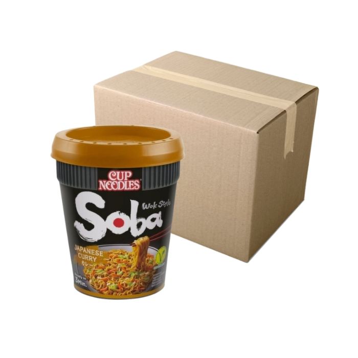 [CASE] NISSIN Soba Noodles With Japanese Curry 90g x 8 