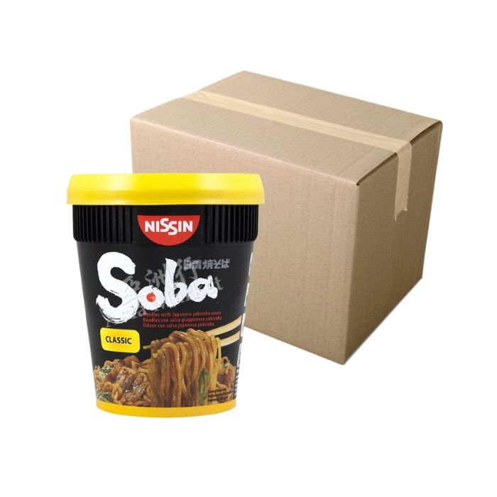 [CASE] NISSIN Soba Noodles With Yakisoba Sauce Classic 90g x 8 