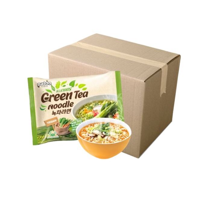 [CASE] PALDO Green Tea Noodle 120g x 16 