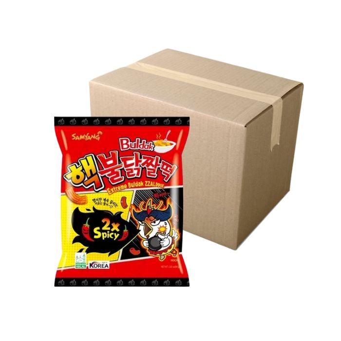 [CASE] SAMYANG Extreme Buldak ZZaldduk Hot Chicken Snack 80g x 24  (BBD 24/06/26)