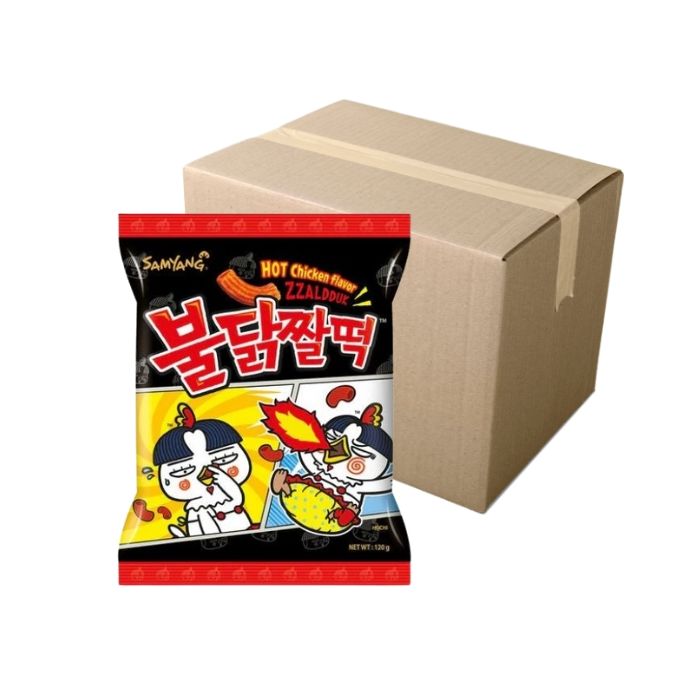 [CASE] SAMYANG Hot Chicken Snack 120g x 24 