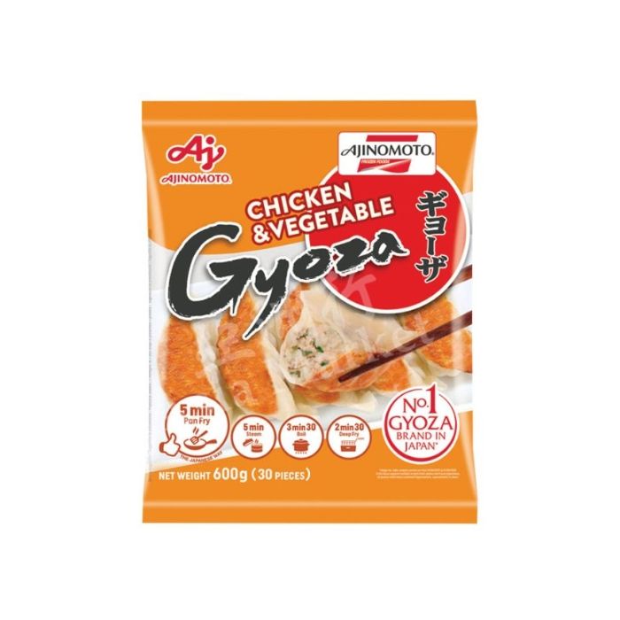 [FROZEN] AJINOMOTO E001W Gyoza-Japanese Style Chicken & Veg Dumplings 600g  **日本雞肉餃子