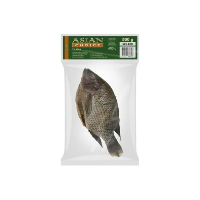 [FROZEN] ASIAN CHOICE Whole Cleaned Black Tilapia 500-800g 真空包裝非洲鯽魚