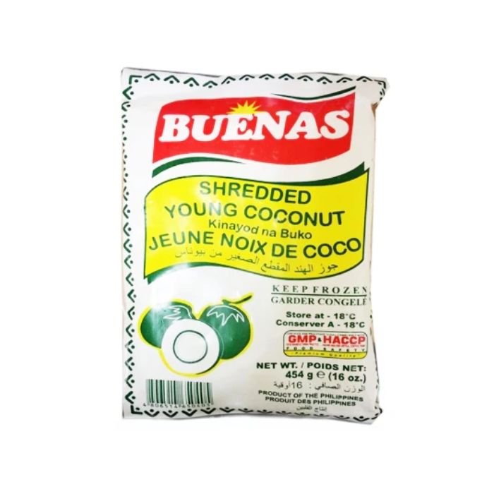 [FROZEN] BUENAS Shredded Young Coconut 454g 菲律賓急凍椰絲 