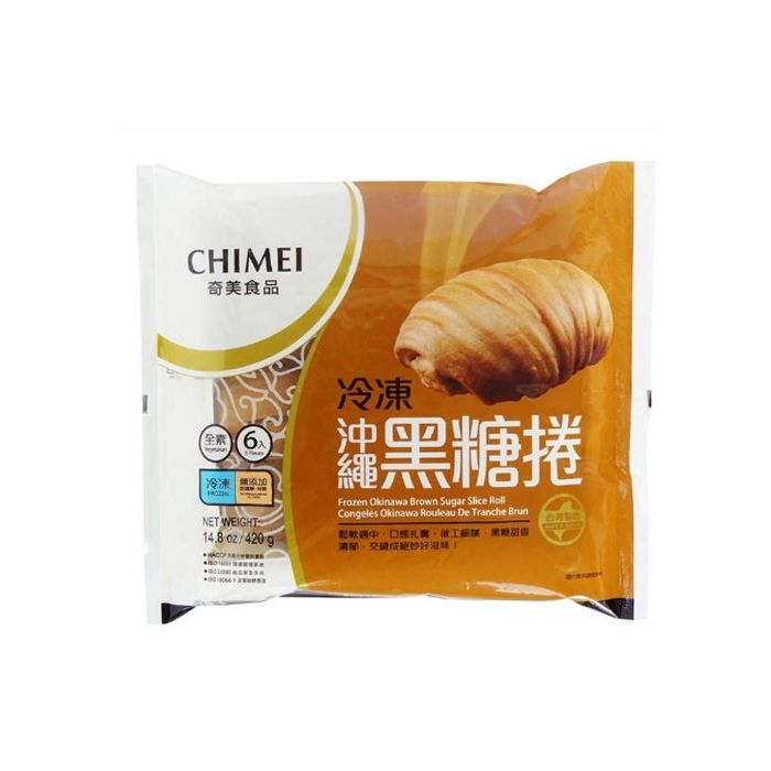[FROZEN] CHIMEI Frozen Brown Sugar Slice Roll 420g  奇美冲繩黑糖捲